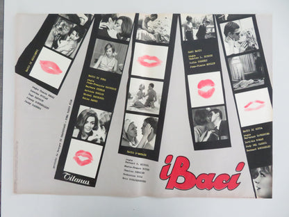Les baisers Italian Fotobusta Posters Lot of 8 Boyer Sola 1964 Movie posters