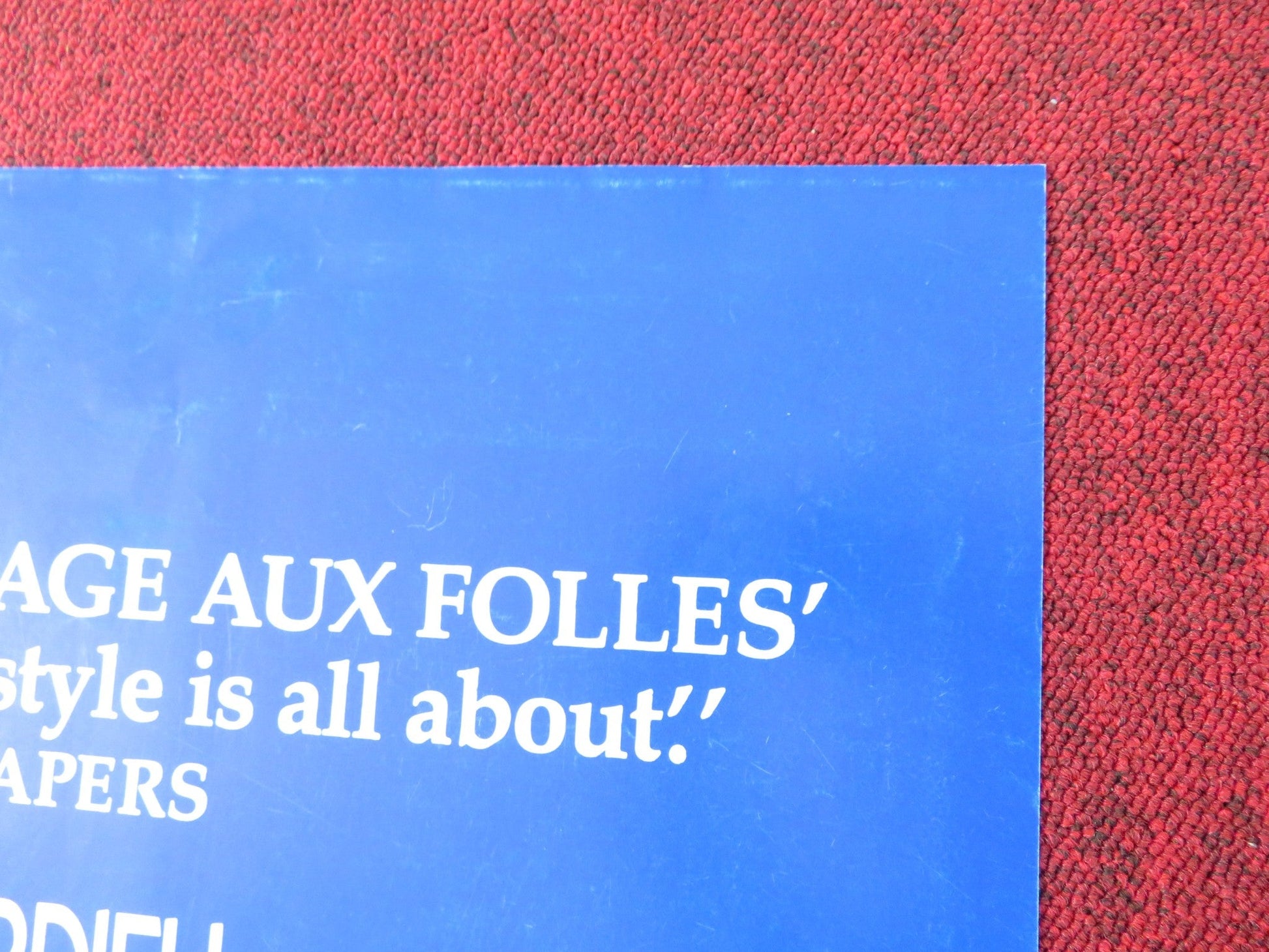 LES COMPERES FOLDED US ONE SHEET POSTER PIERRE RICHARD GERARD DEPARDIEU 1984 Rendezvous Cinema Movie posters