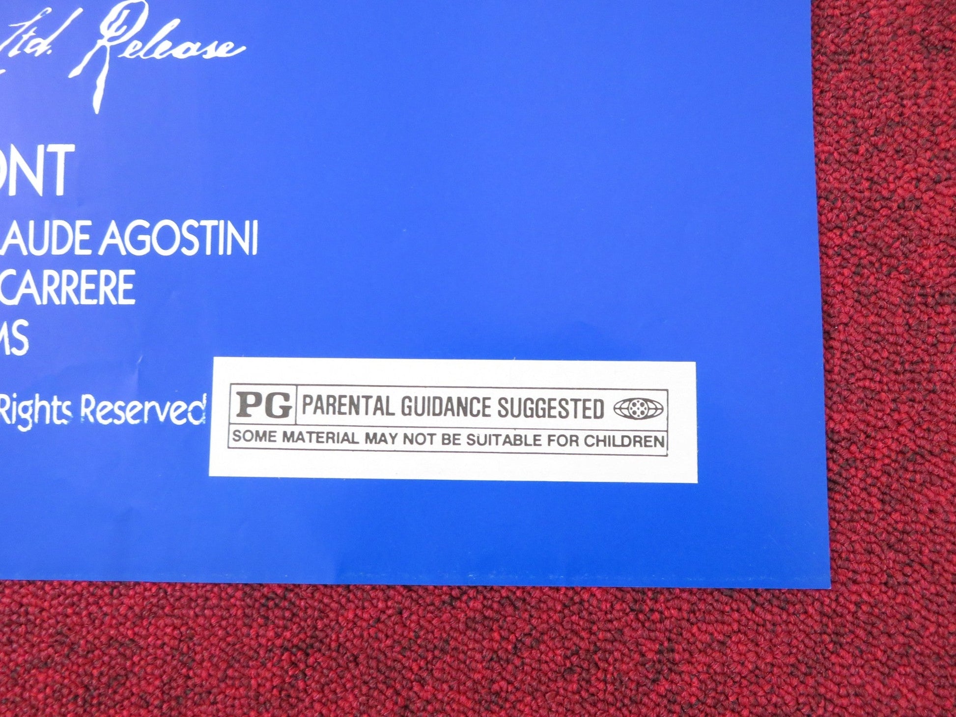 LES COMPERES FOLDED US ONE SHEET POSTER PIERRE RICHARD GERARD DEPARDIEU 1984 Rendezvous Cinema Movie posters