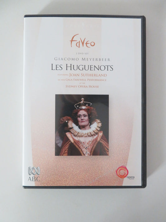 Les Huguenots - Sydney Opera House (DVD) Joan Sutherland 1990 Region All Movie posters