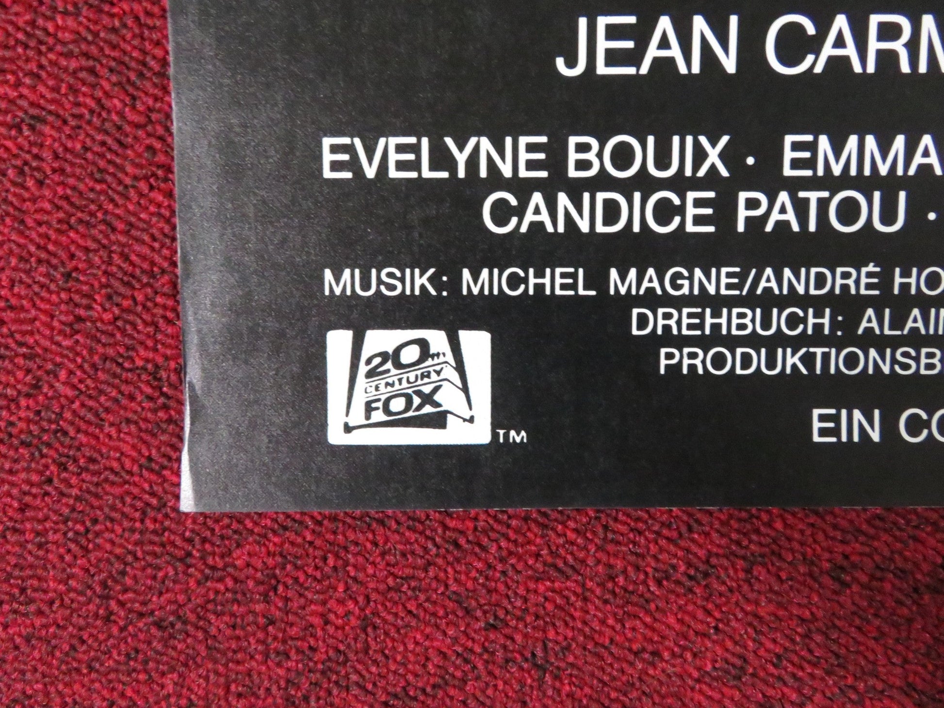 LES MISERABLES GERMAN A1 POSTER FOLDED LINO VENTURA JEAN CARMET 1983 Rendezvous Cinema Movie posters