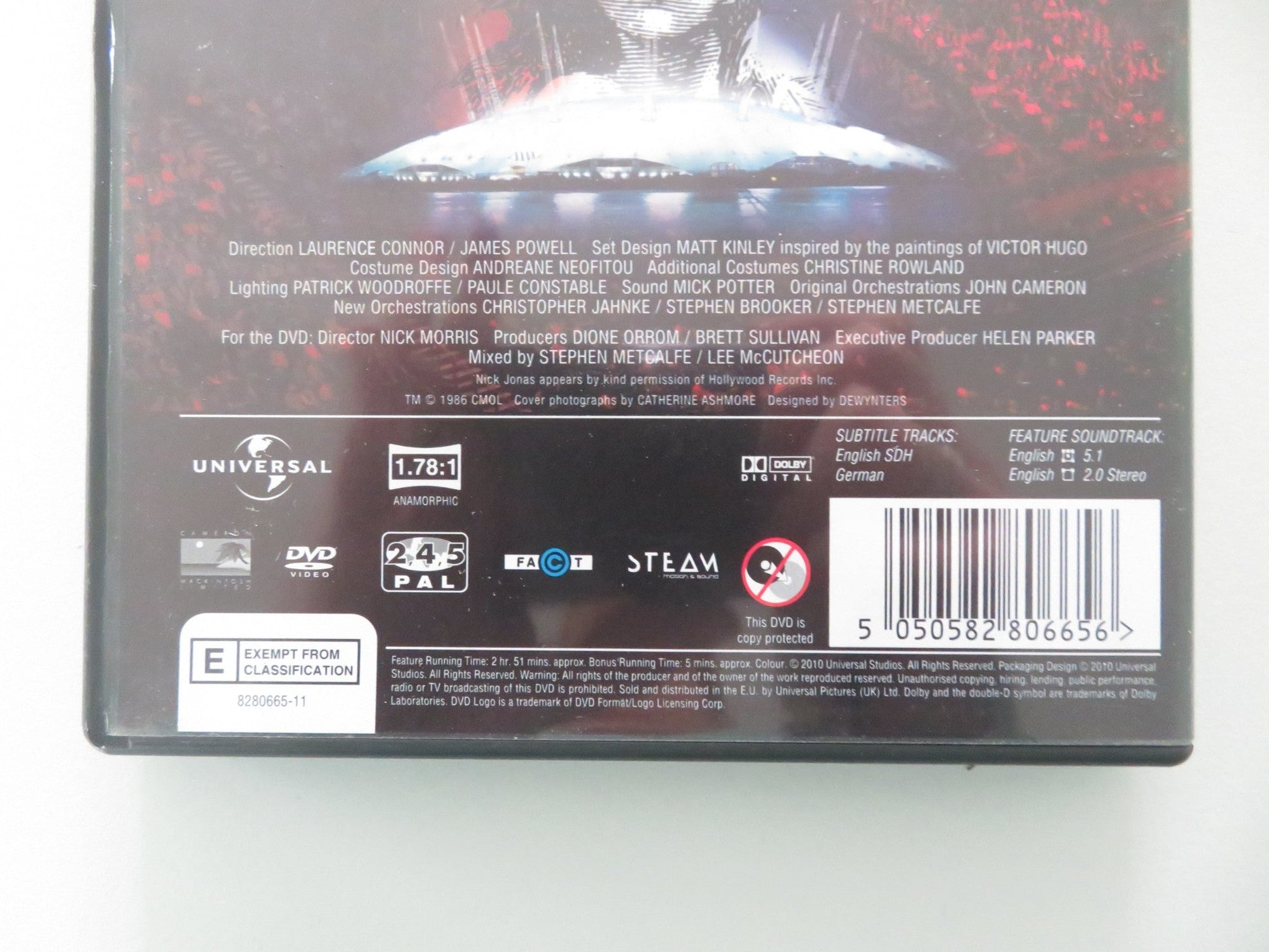 Les Miserables in Concert: The 25th Anniversary (DVD) A. Boe 2010 Region 2, 4, 5 Movie posters