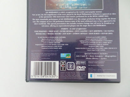 Les Misérables the Dream Cast in Concert (DVD) Michael Ball 1995 Region 2 Movie posters