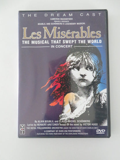 Les Misérables the Dream Cast in Concert (DVD) Michael Ball 1995 Region 2 Movie posters