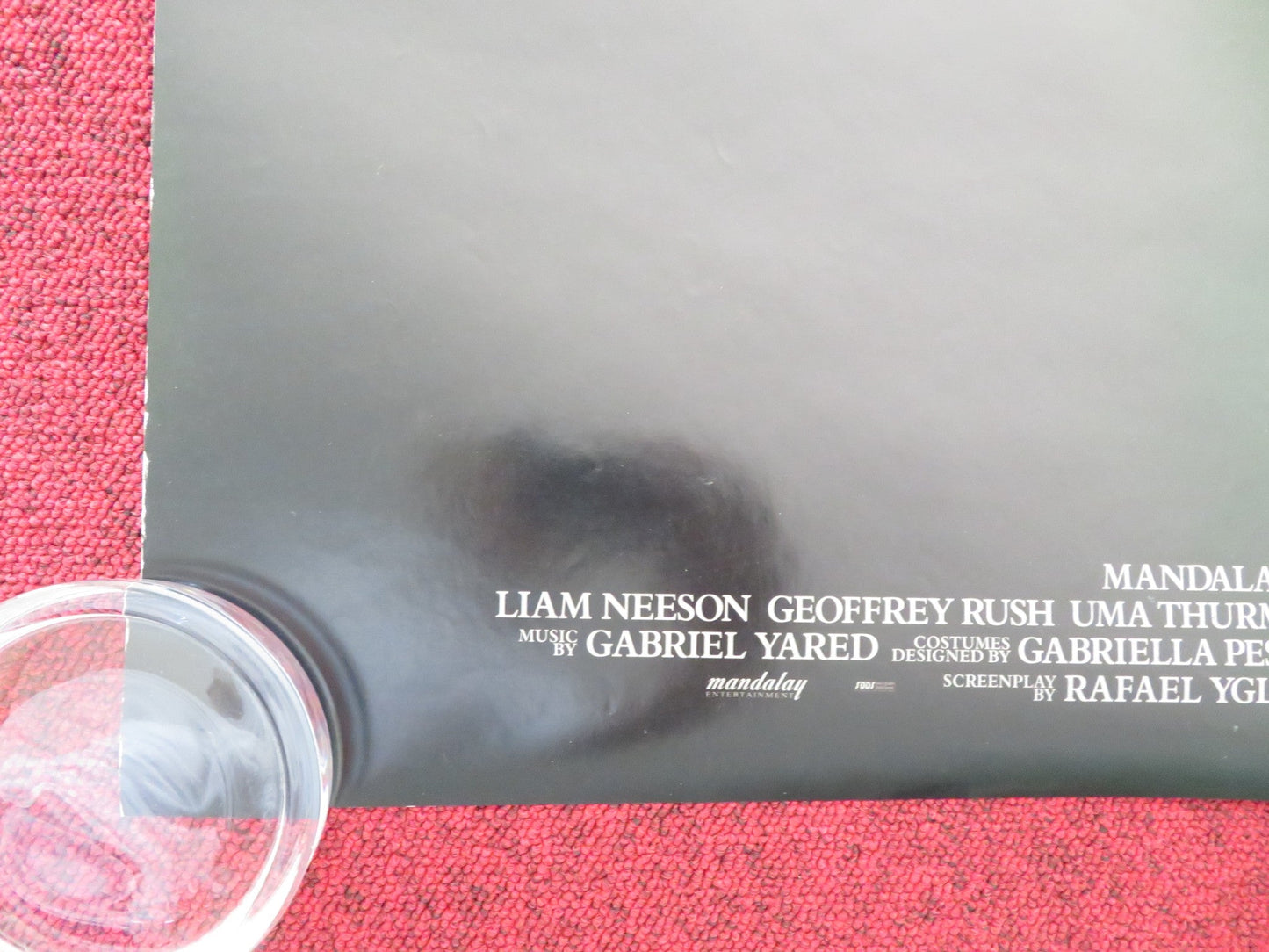 LES MISERABLES US ONE SHEET ROLLED POSTER LIAM NEESON GEOFFREY RUSH 1998 Movie posters