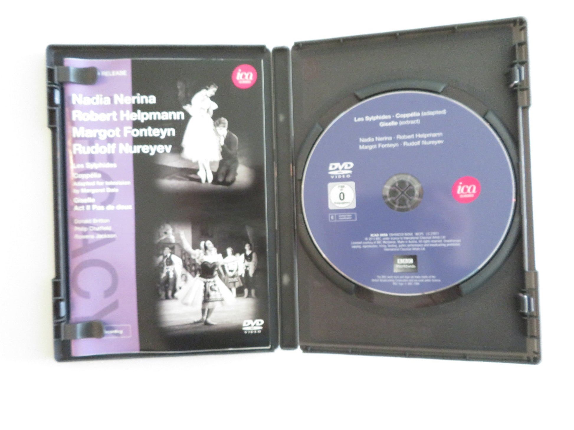 LES SYLPHIDES - COPPELIA - GISELLE (DVD) BBC NADIA NERINA 2012 REGION 0 Rendezvous Cinema Movie posters