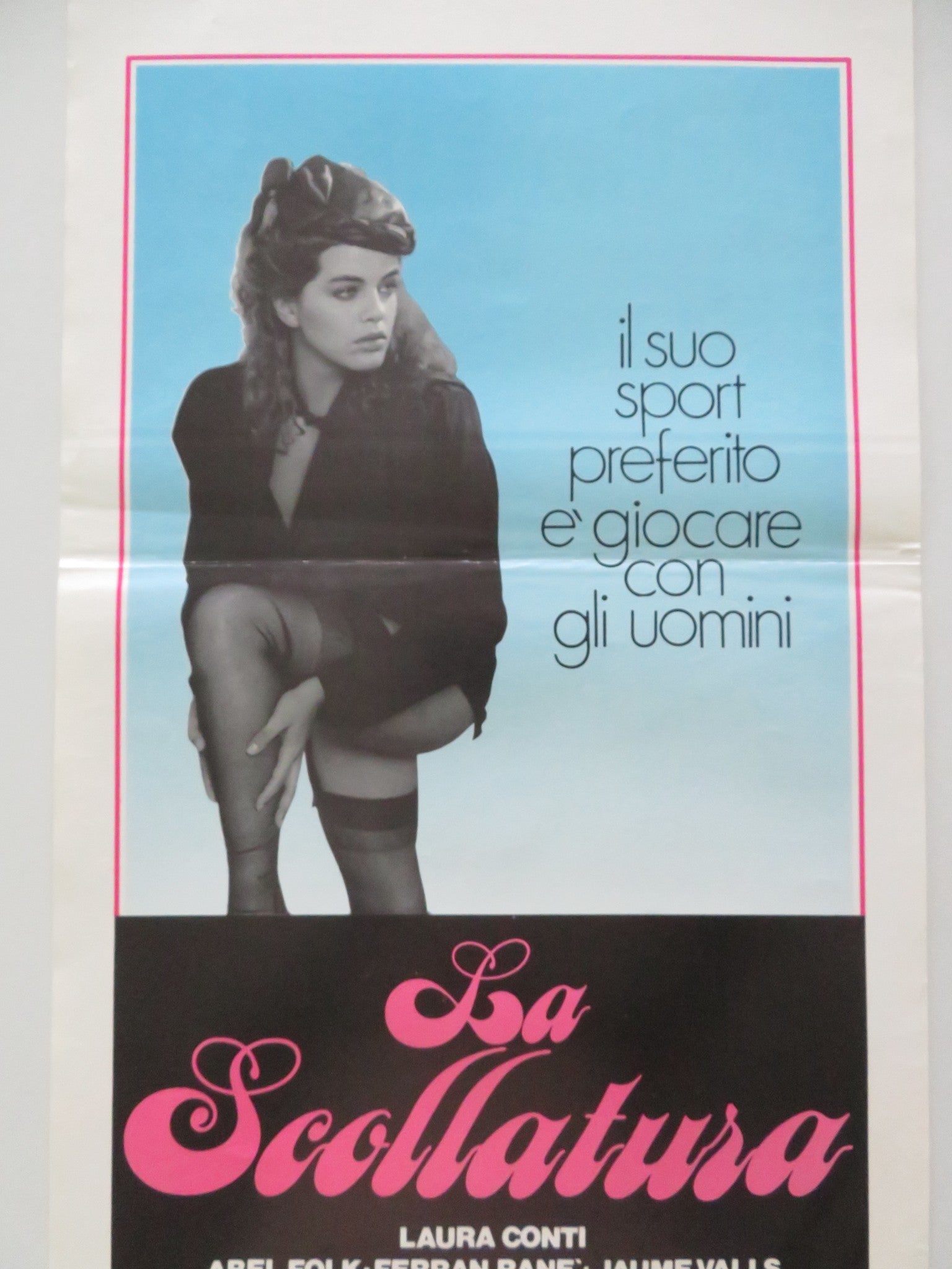L'ESCOT ITALIAN LOCANDINA POSTER LAURA CONTI ABEL FOLK 1988 Movie posters