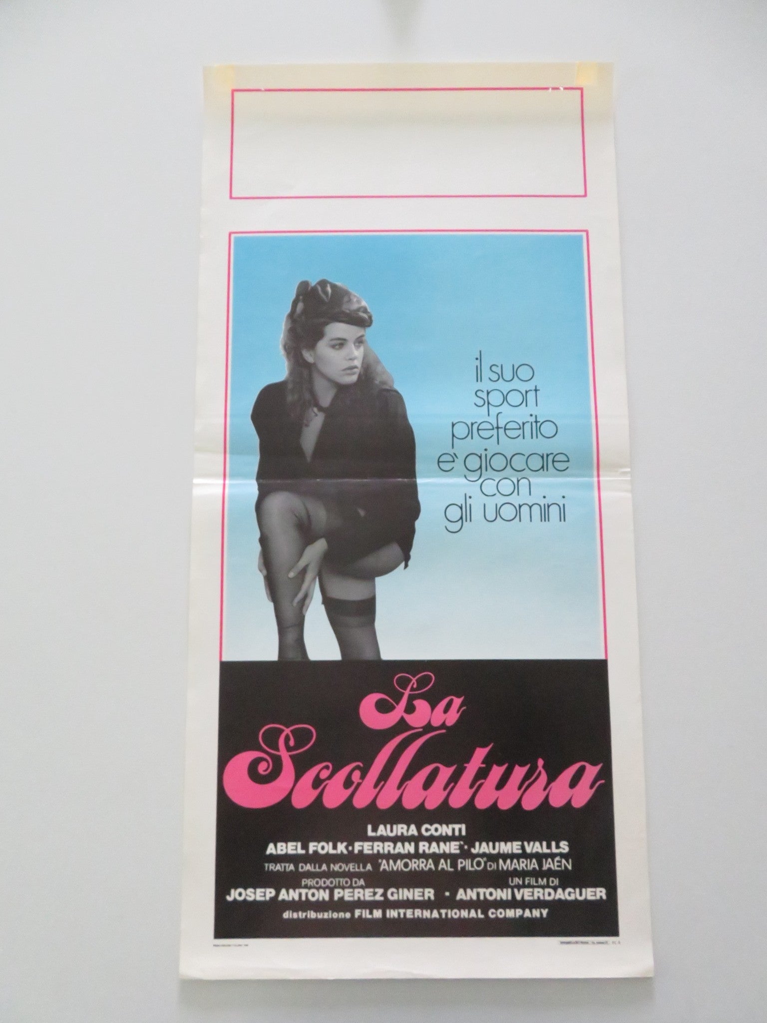 L'ESCOT ITALIAN LOCANDINA POSTER LAURA CONTI ABEL FOLK 1988 Movie posters