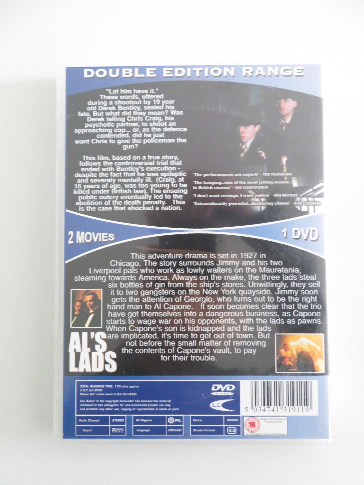 LET HIM HAVE IT / AL'S LADS DOUBLE EDITION RANGE (DVD) 1991 + 2002 REGION 0 Movie posters