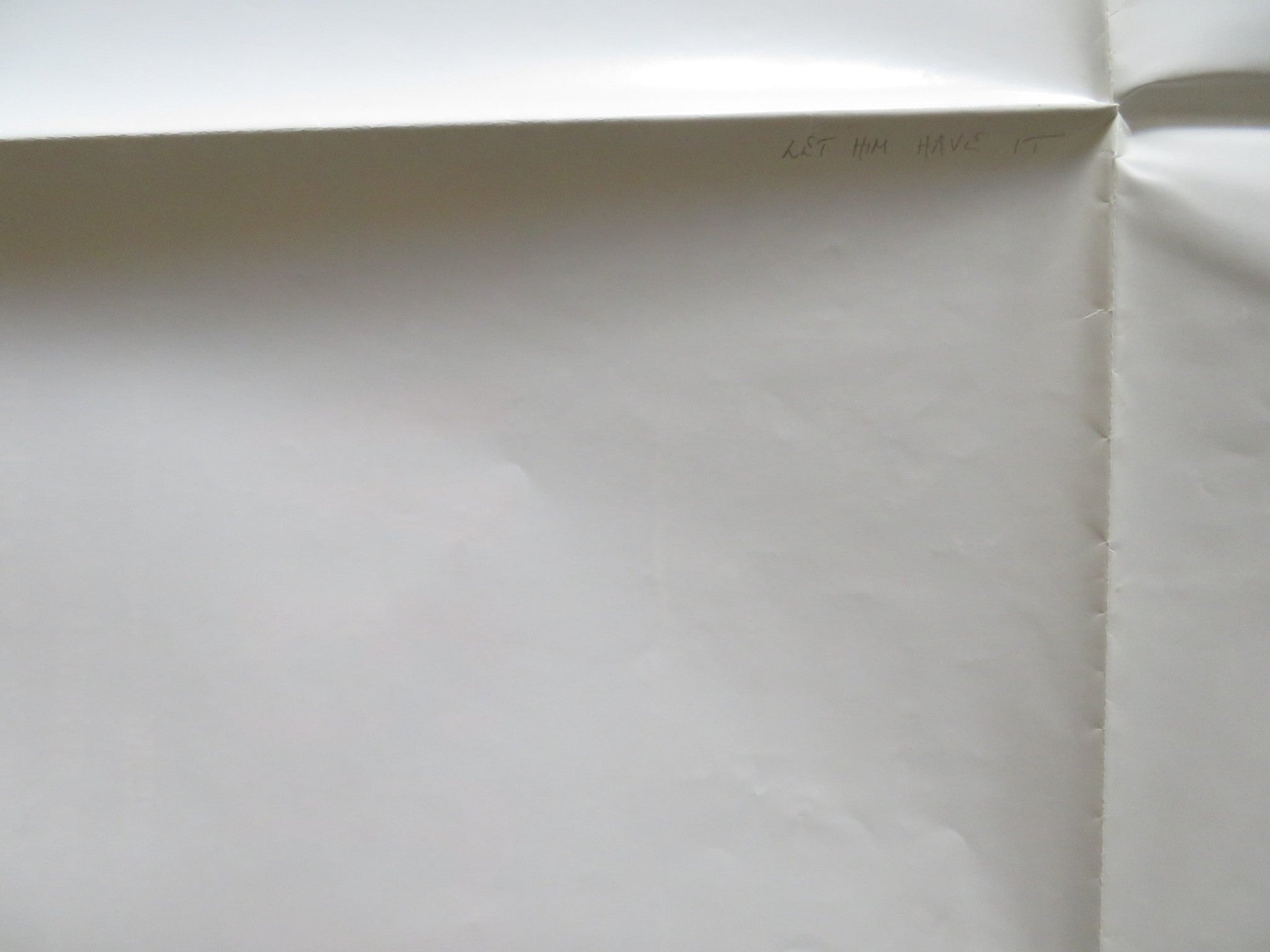 LET HIM HAVE IT UK QUAD POSTER FOLDED CHRISTOPHER ECCLESTON TOM COURTENAY 1991 Rendezvous Cinema Movie posters