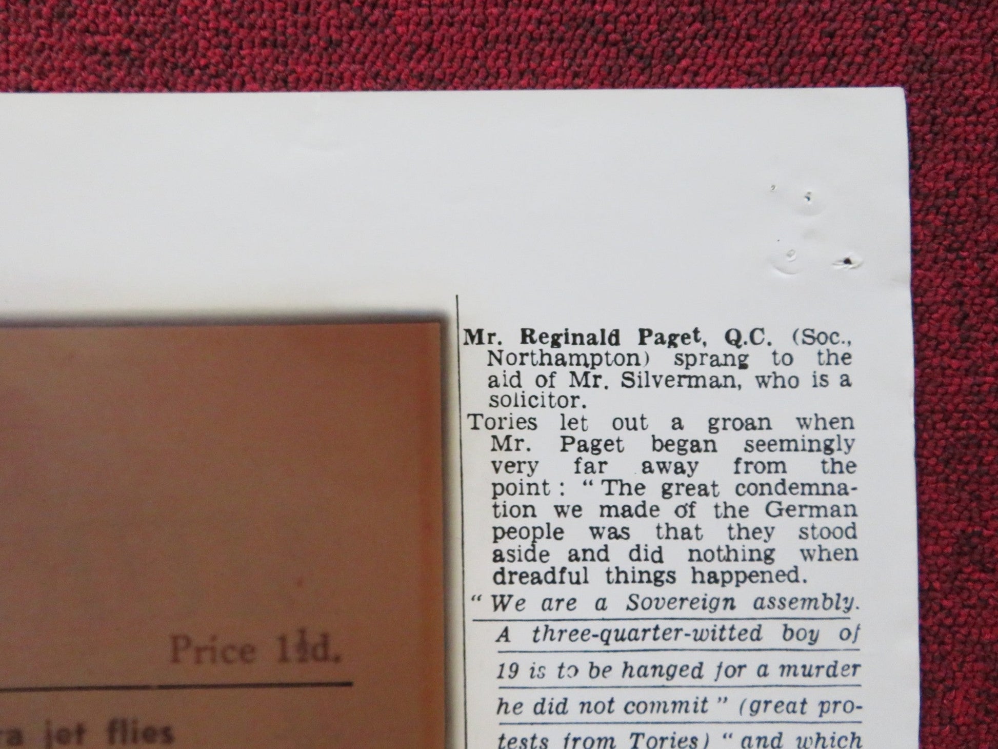 LET HIM HAVE IT UK QUAD POSTER FOLDED CHRISTOPHER ECCLESTON TOM COURTENAY 1991 Rendezvous Cinema Movie posters