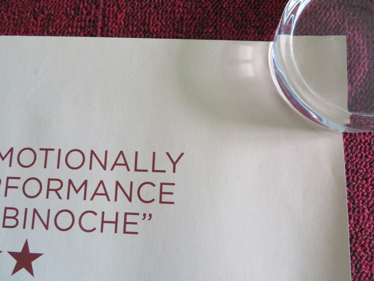 LET THE SUNSHINE IN UK QUAD ROLLED POSTER JULIETTE BINOCHE XAVIER BEAUVOIS 2017 Rendezvous Cinema Movie posters