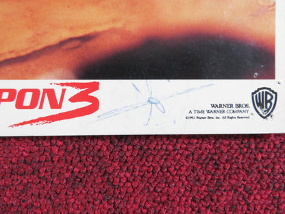 LETHAL WEAPON 3 LOBBY CARD MEL GIBSON DANNY GLOVER 1992 Rendezvous Cinema Movie posters