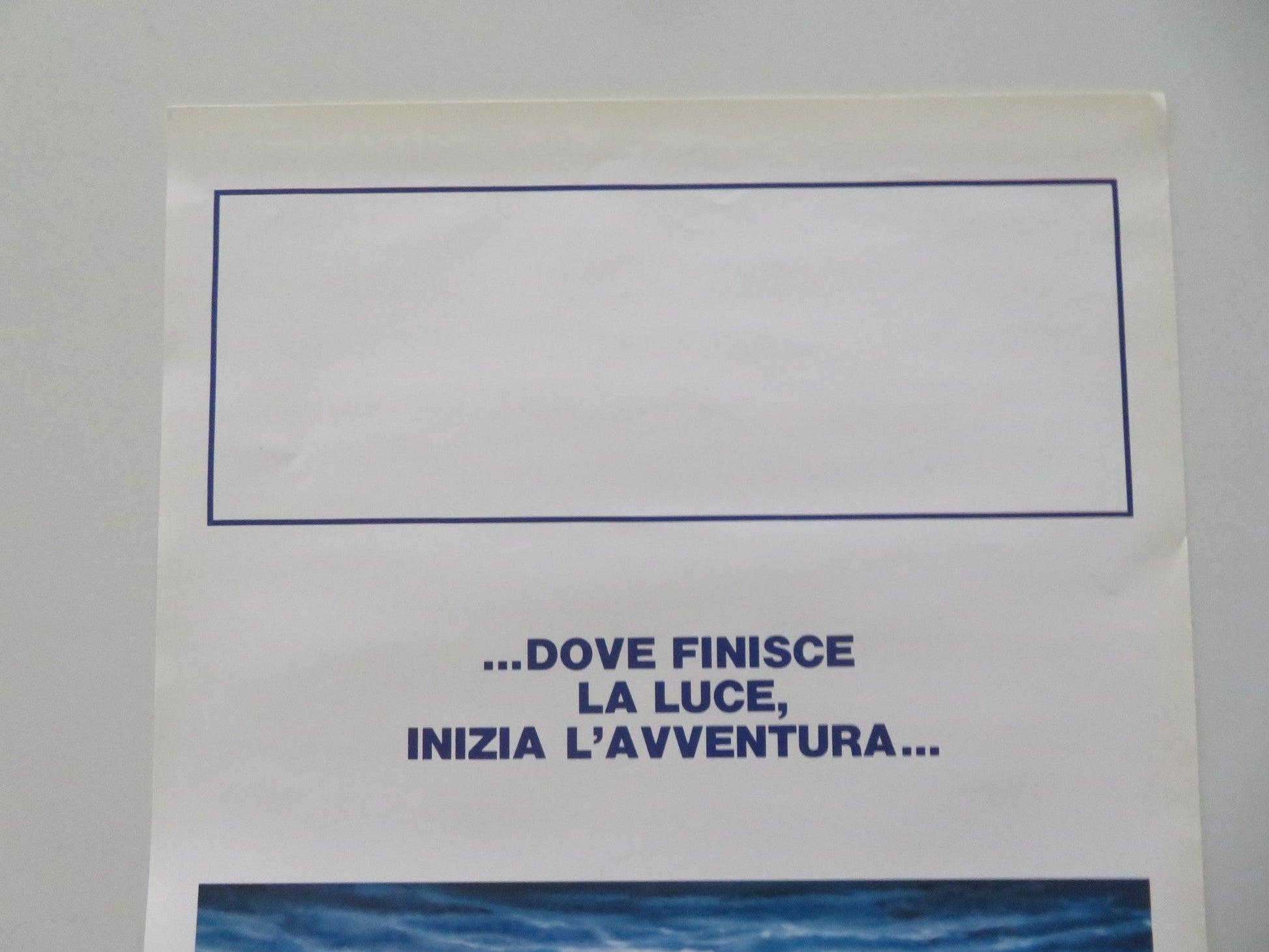 LEVIATHAN ITALIAN LOCANDINA POSTER PETER WELLER RICHARD CRENNA 1989 Movie posters