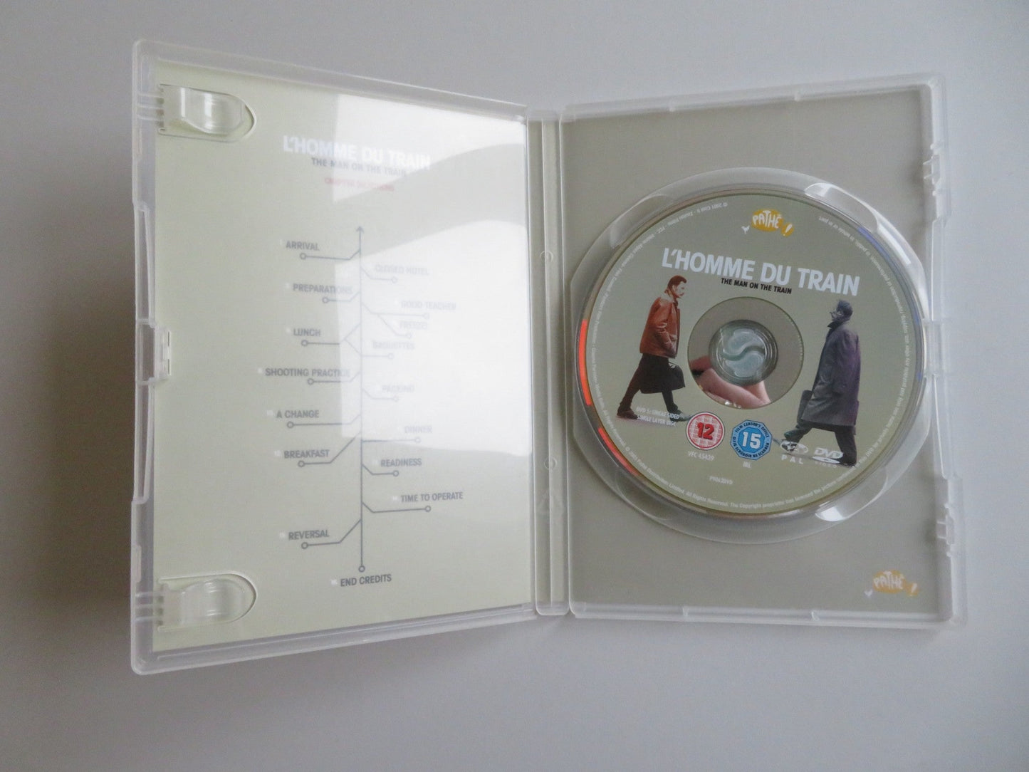 L'HOMME DU TRAIN (DVD) JEAN ROCHFORT JOHNNY HALLYDAY 2002 REGION 2 Movie posters