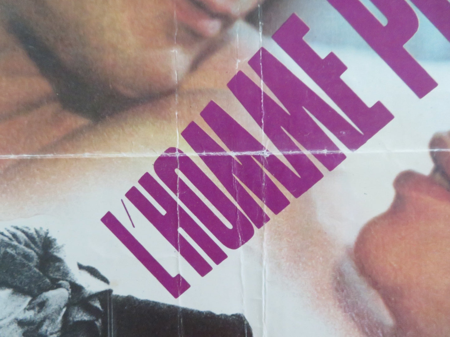 L'HOMME PRESSE FRENCH POSTER ALAIN DELON MIREILLE DARC 1977 Movie posters