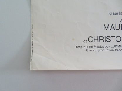 L'HOMME PRESSE FRENCH POSTER ALAIN DELON MIREILLE DARC 1977 Movie posters