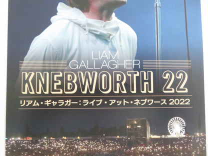 LIAM GALLAGHER KNEBWORTH 22 - B JAPANESE CHIRASHI (B5) POSTER GALLAGHER 2022 Movie posters
