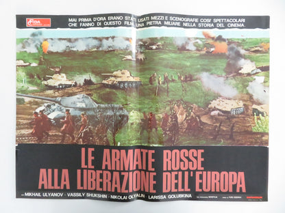 Liberation: The Battle of Berlin Italian Fotobusta Posters Lot of 8 Vasiliy 1971 Movie posters