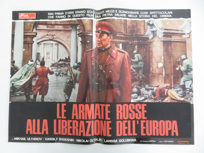 Liberation: The Battle of Berlin Italian Fotobusta Posters Lot of 8 Vasiliy 1971 Movie posters