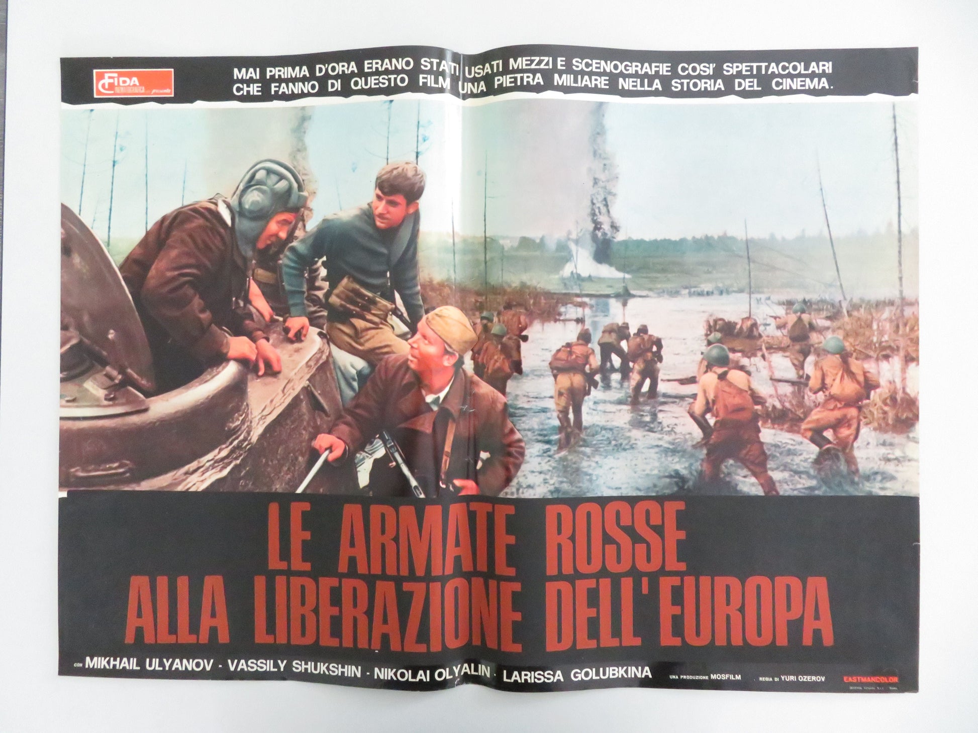 Liberation: The Battle of Berlin Italian Fotobusta Posters Lot of 8 Vasiliy 1971 Movie posters
