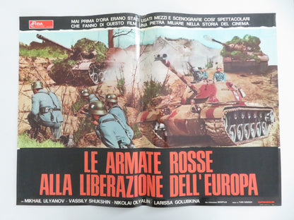 Liberation: The Battle of Berlin Italian Fotobusta Posters Lot of 8 Vasiliy 1971 Movie posters