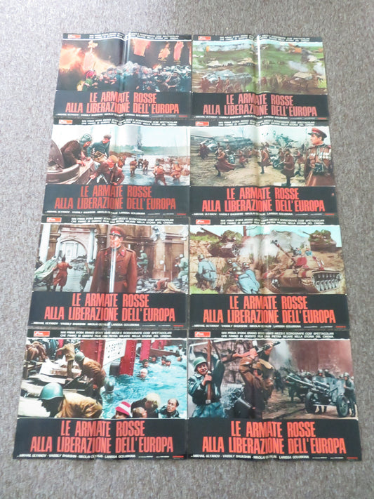 Liberation: The Battle of Berlin Italian Fotobusta Posters Lot of 8 Vasiliy 1971 Movie posters