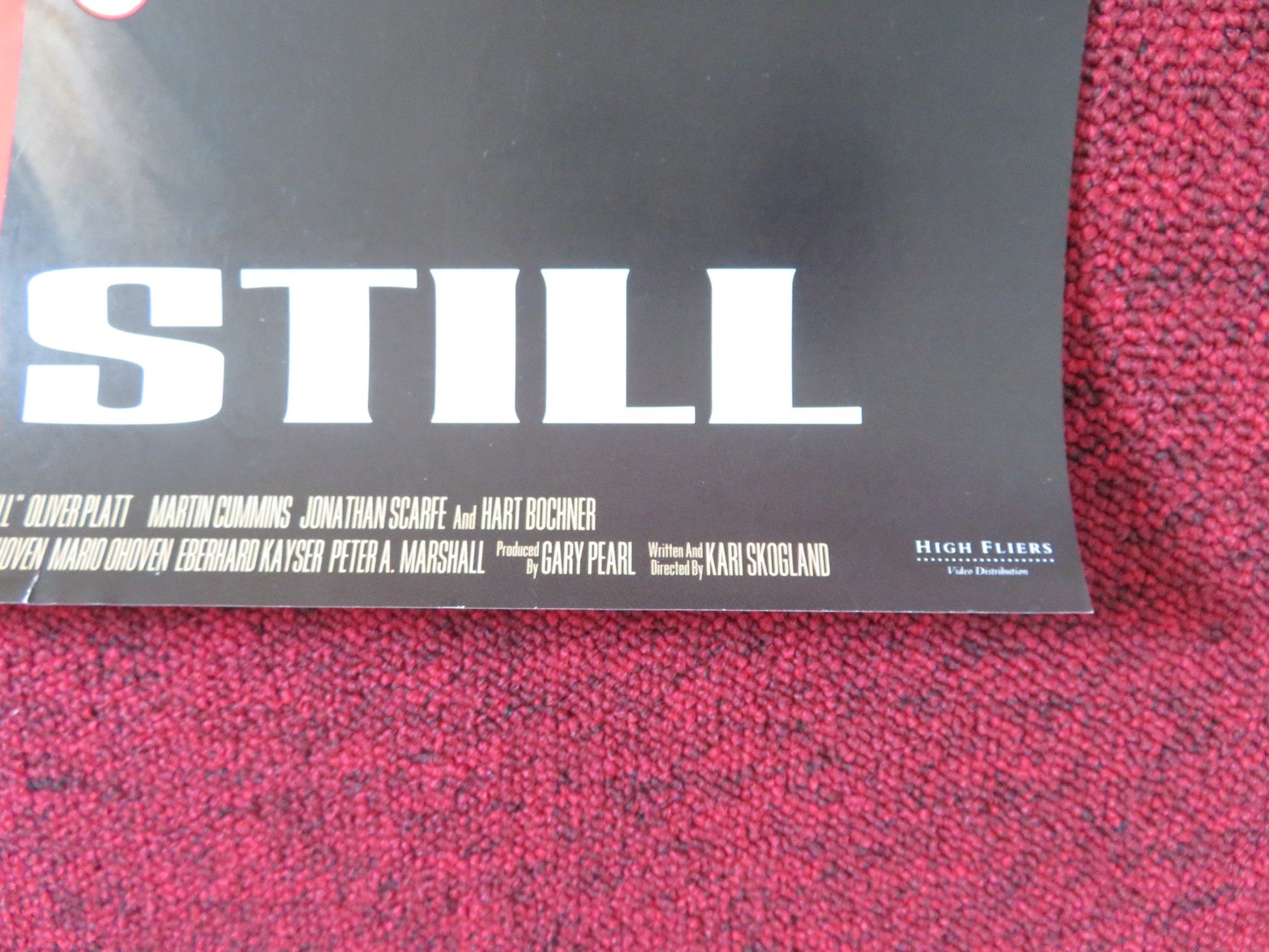 LIBERTY STANDS STILL VHS VIDEO POSTER WESLEY SNIPES LINDA FIORENTINO 2002 Rendezvous Cinema Movie posters