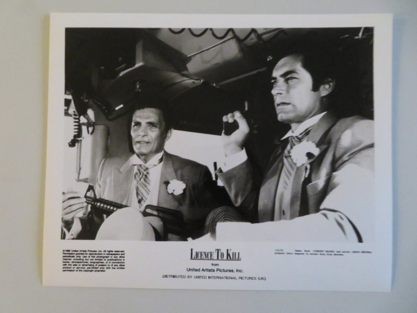 LICENCE TO KILL MOVIE STILL PHOTO LOT OF 6 JAMES BOND 007 TIMOTHY DALTON 1989 - Rendezvous Cinema