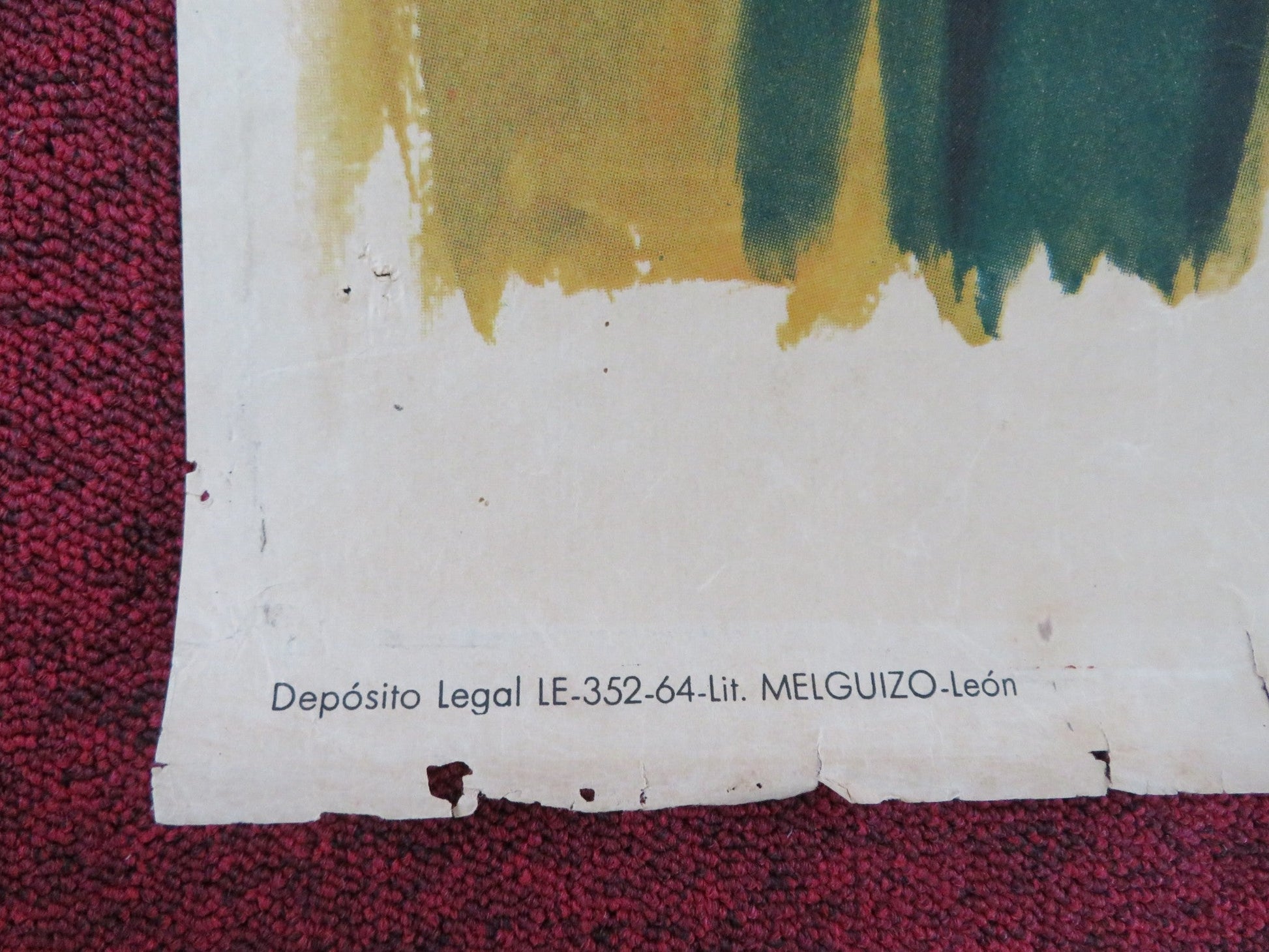 LICENSE TO KILL SPANISH POSTER EDDIE CONSTANTINE DAPHNE DAYLE 1964 Rendezvous Cinema Movie posters