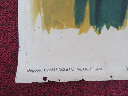 LICENSE TO KILL SPANISH POSTER EDDIE CONSTANTINE DAPHNE DAYLE 1964 Rendezvous Cinema Movie posters