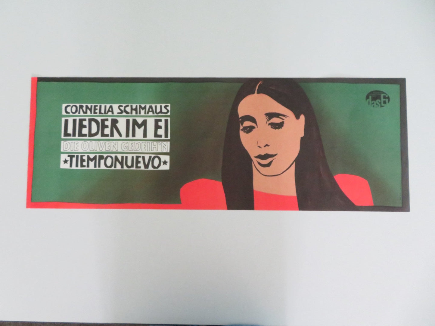 LIEDER IM EI DIE OLIVEN GEDEIH'N TIEMPONUEVO GERMAN ROLLED POSTER 1980 Movie posters