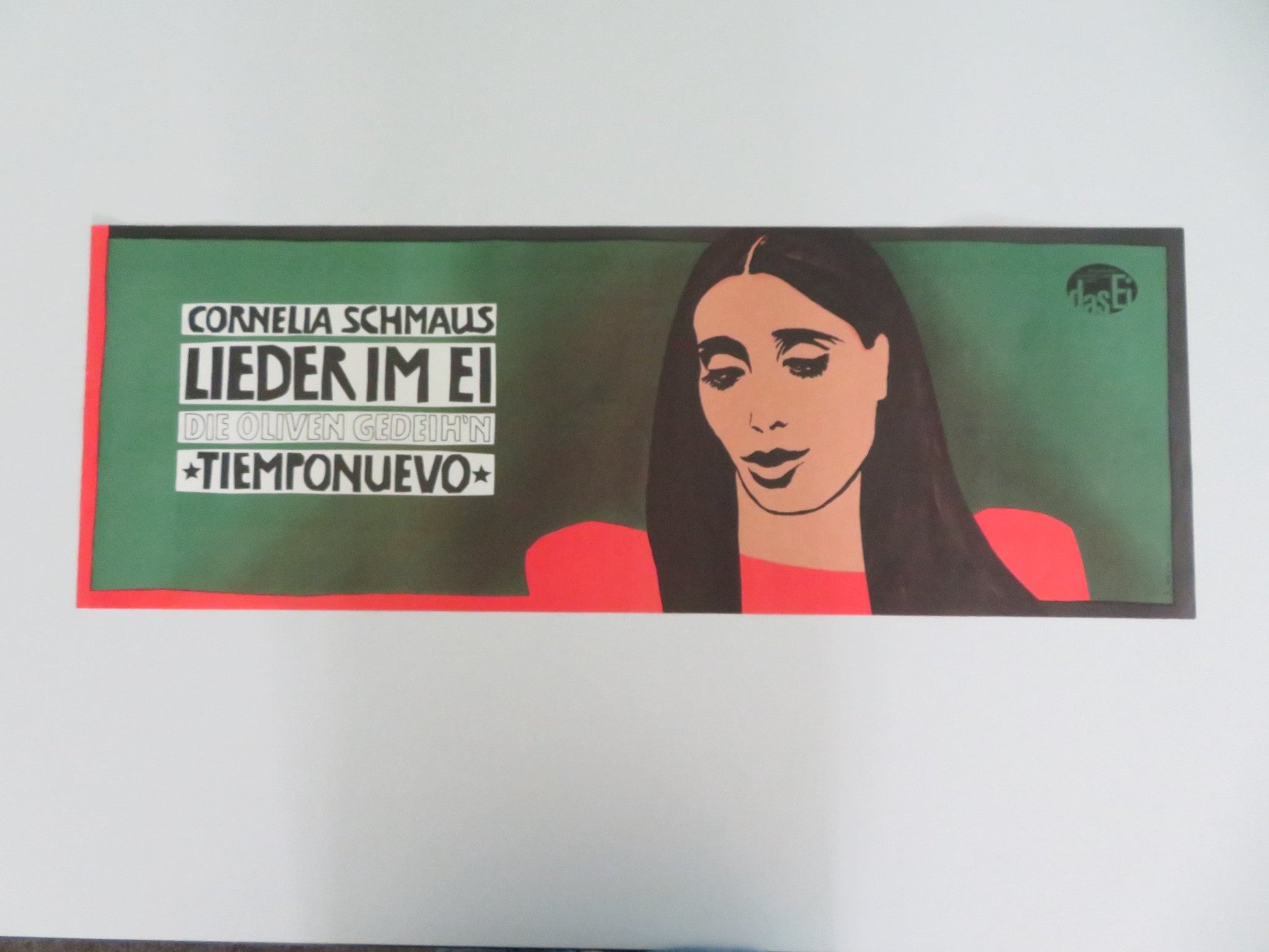 LIEDER IM EI DIE OLIVEN GEDEIH'N TIEMPONUEVO GERMAN ROLLED POSTER 1980 Movie posters