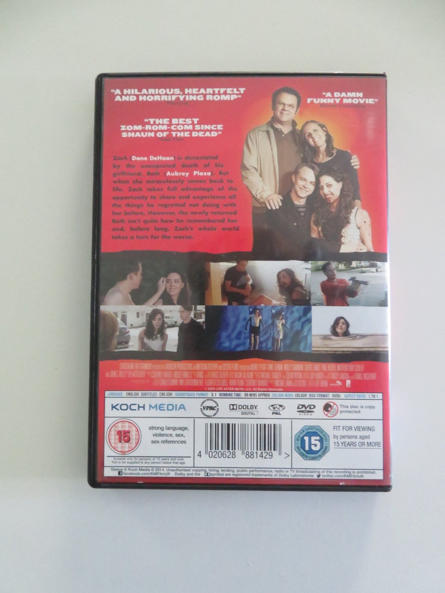 LIFE AFTER BETH (DVD) AUBREY PLAZA DANE DEHAAN 2014 REGION 2 Movie posters