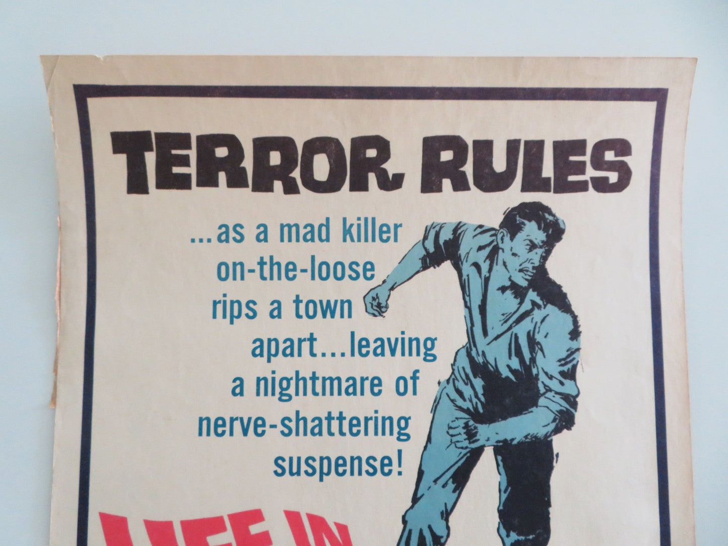Life in Danger US Insert Poster Derren Nesbitt Julie Hopkins 1963 Movie posters