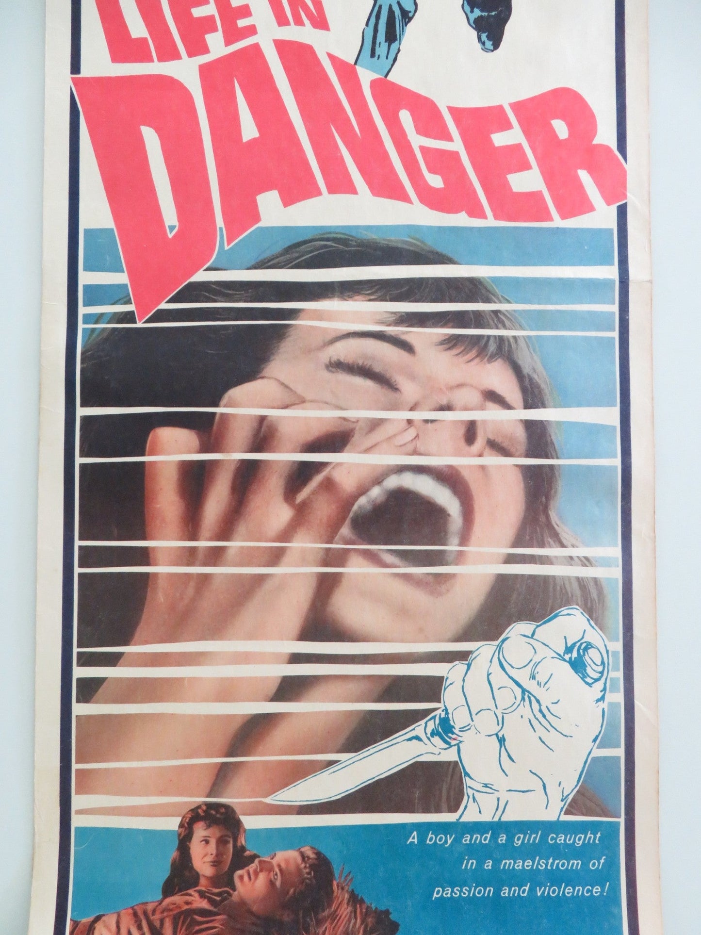 Life in Danger US Insert Poster Derren Nesbitt Julie Hopkins 1963 Movie posters