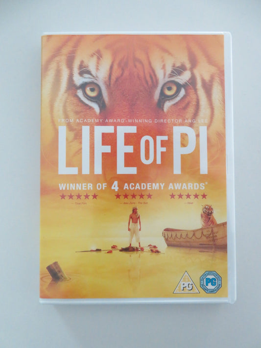 LIFE OF PI (DVD) SURAJ SHARMA IRRFAN KHAN 2012 REGION 2 Movie posters