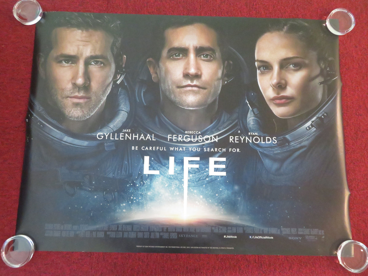 Life UK Quad Rolled Poster Jake Gyllenhaal Ryan Reynolds 2017 Movie posters