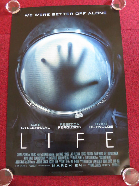 LIFE US ONE SHEET ROLLED POSTER JAKE GYLLENHAAL RYAN REYNOLDS 2017 Rendezvous Cinema Movie posters