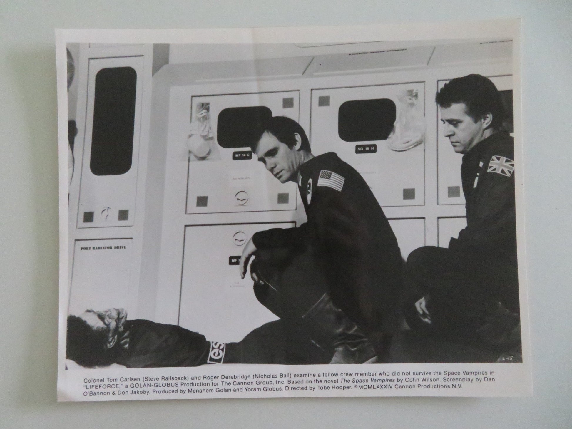 LIFEFORCE MOVIE STILL PHOTO LOT OF 4 CANNON PETER FIRTH FRANK FINLAY 1985 Movie posters