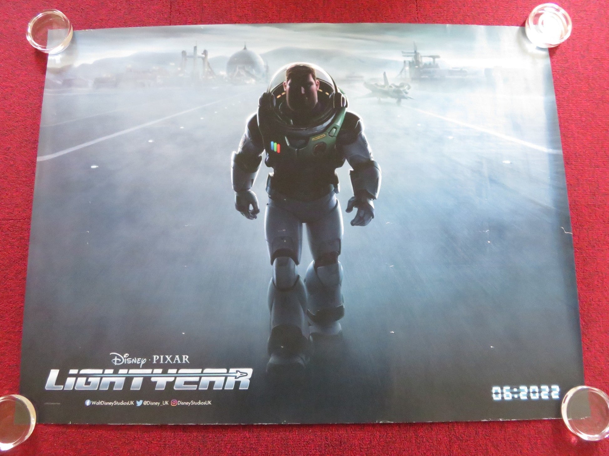 LIGHTYEAR UK QUAD ROLLED POSTER DISNEY CHRIS EVANS 2022 Rendezvous Cinema Movie posters