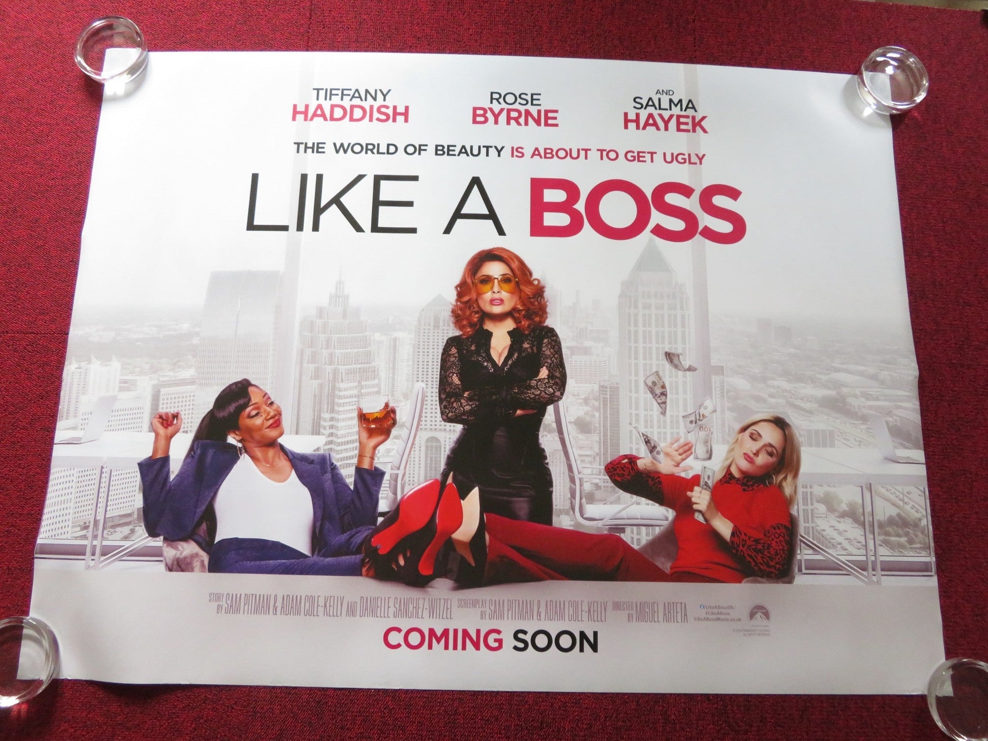 LIKE A BOSS UK QUAD ROLLED POSTER ROSE BYRNE SALMA HAYEK 2020 Rendezvous Cinema Movie posters