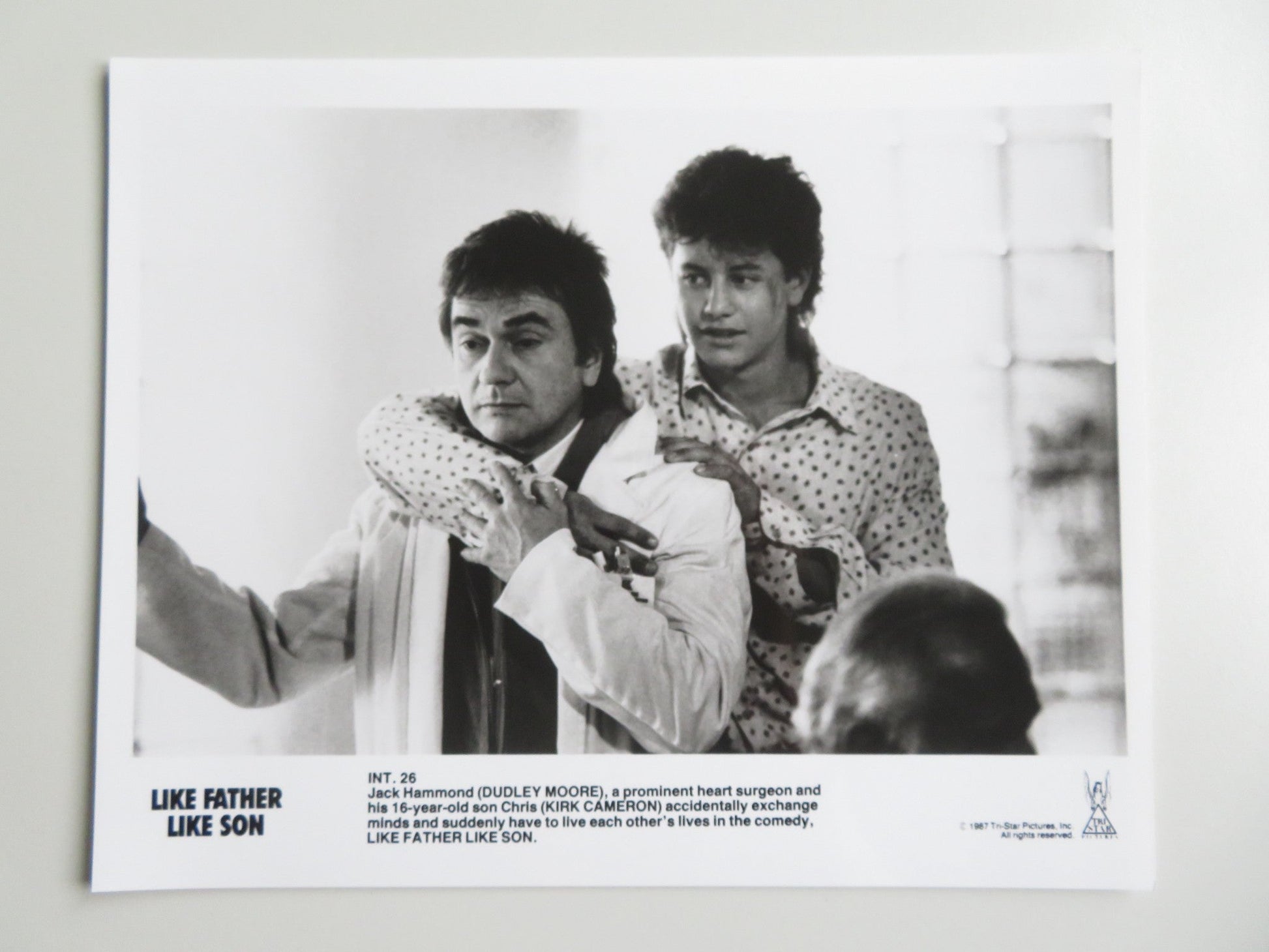 LIKE FATHER LIKE SON MOVIE STILL PHOTO LOT OF 7 DUDLEY MOORE KIRK CAMERON 1987 Movie posters