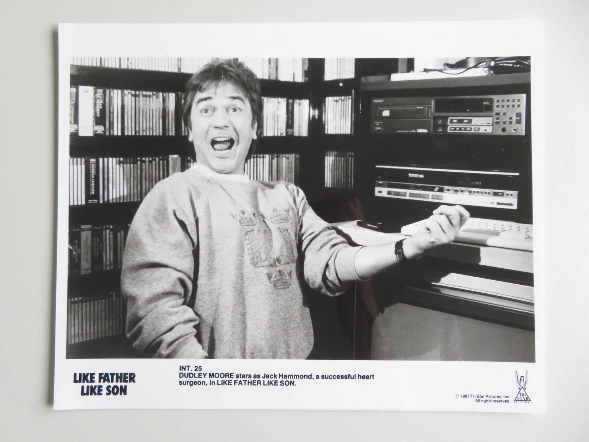 LIKE FATHER LIKE SON MOVIE STILL PHOTO LOT OF 7 DUDLEY MOORE KIRK CAMERON 1987 Movie posters