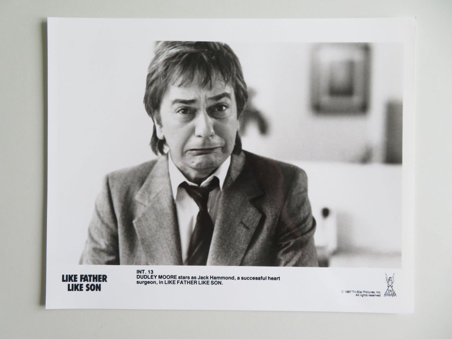 LIKE FATHER LIKE SON MOVIE STILL PHOTO LOT OF 7 DUDLEY MOORE KIRK CAMERON 1987 Movie posters