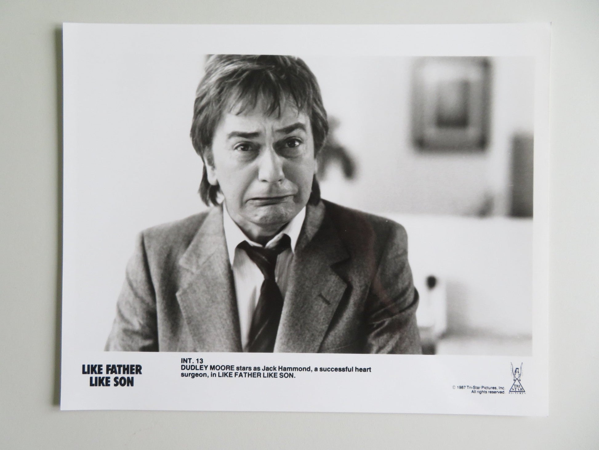 LIKE FATHER LIKE SON MOVIE STILL PHOTO LOT OF 7 DUDLEY MOORE KIRK CAMERON 1987 Movie posters