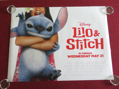 LILO & STITCH - A UK QUAD ROLLED POSTER DISNEY MAIA KEALOHA SYDNEY AGUDONG 2025 Movie posters