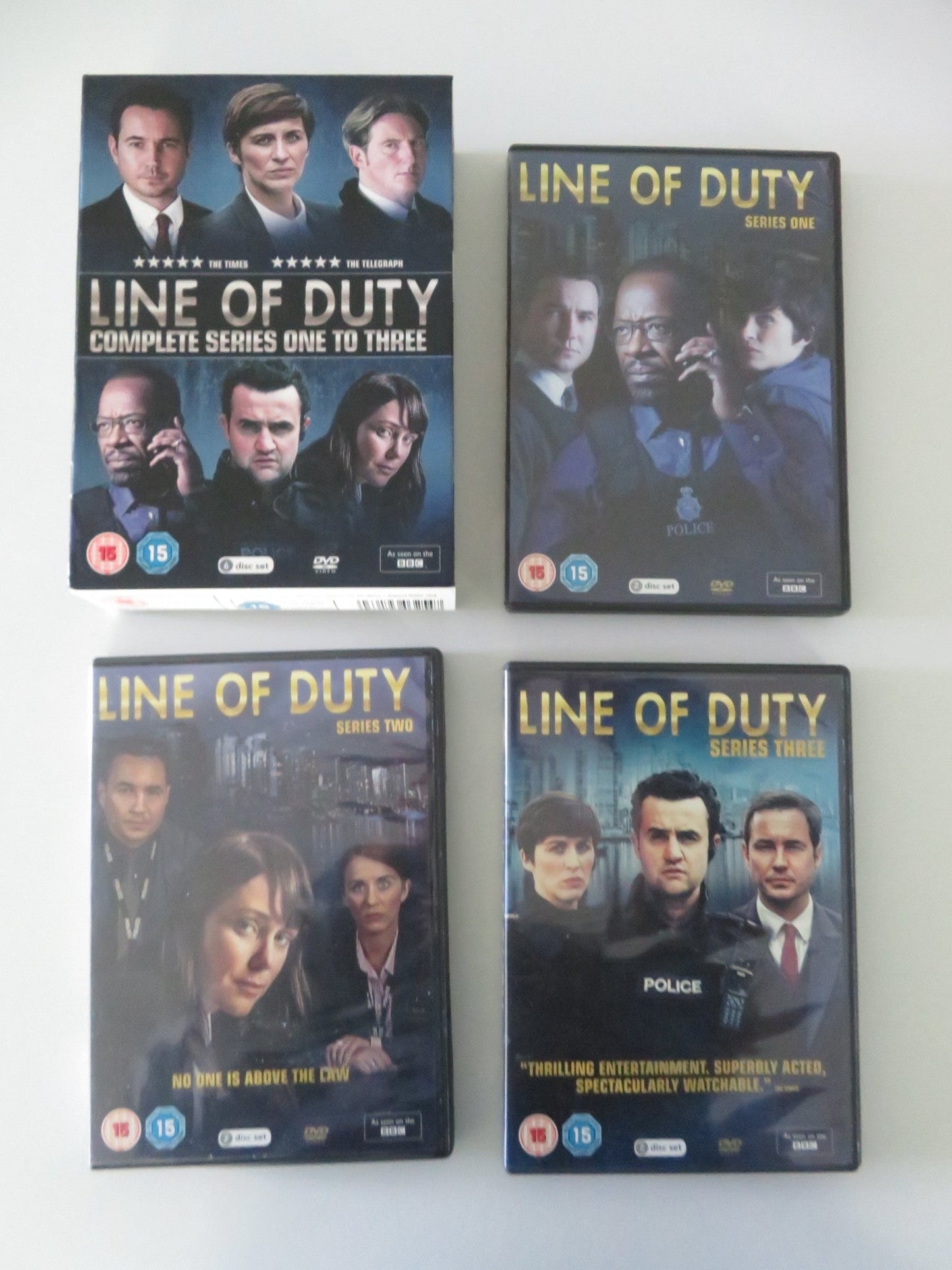 Line of Duty - Complete Series One to Three (DVD BoxSet) 2012 Region 2 Movie posters