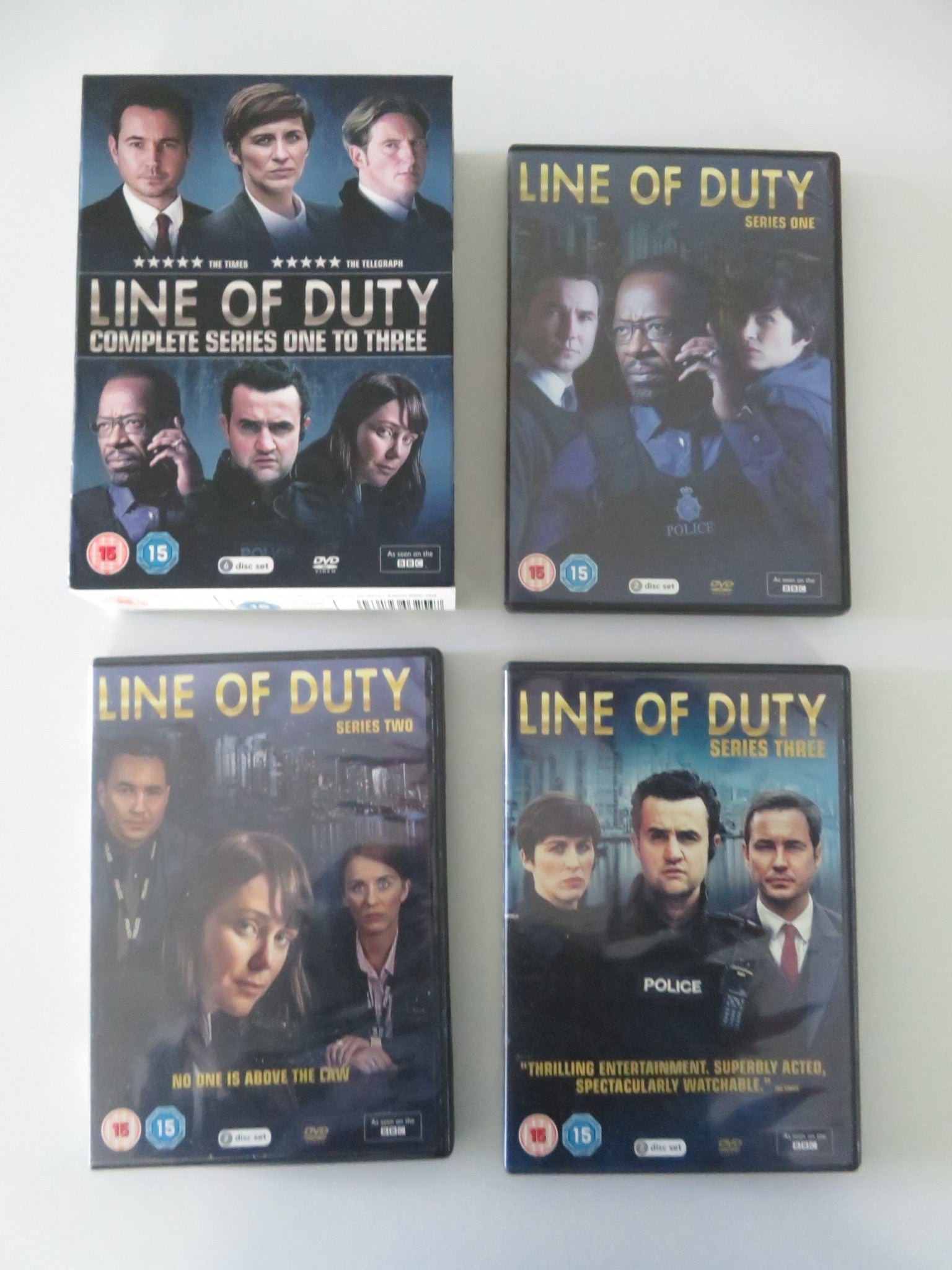 Line of Duty - Complete Series One to Three (DVD BoxSet) 2012 Region 2 Movie posters