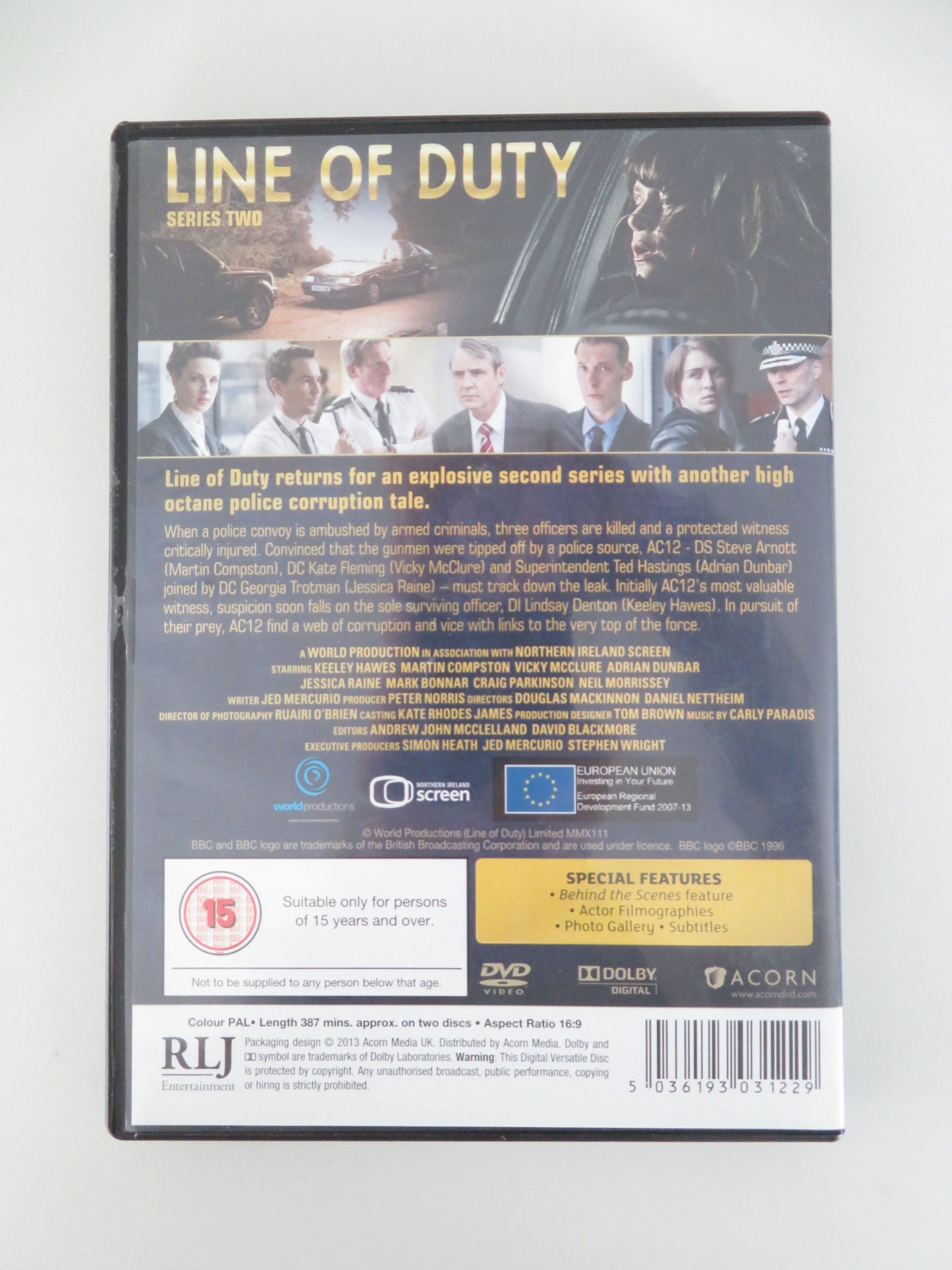 Line of Duty - Series 2 (DVD) Martin Compston 2014 Region 2 Movie posters